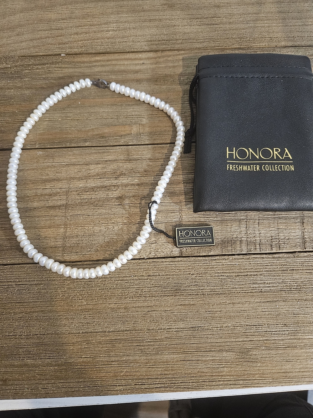 Honora Freshwater Pearl Necklace in White